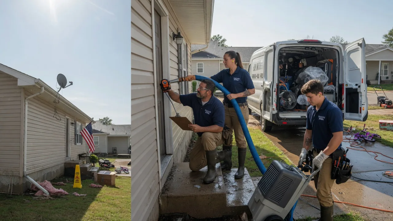Ceiling Water Damage Restoration in Mooreton, ND near me